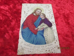 Holy Card Lace,kanten Prentje, Santino, Edit Bouasse Lebel Nr 3025 - Andachtsbilder