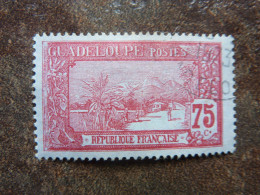 1905  La Grande Soufrière  75c    Y&T= 68   TBE - Usati