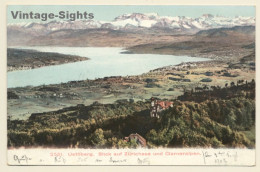 Uetliberg / Switzerland: Blick Auf Zürichsee Und Glarneralpen (Vintage PC 1907) - Altri & Non Classificati