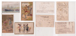 Lot 4 Chromos Chocolat - Other & Unclassified