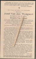 Putte, Berlaar, Berlaer, 1935, Jozef Van Den Wyngaert - Andachtsbilder