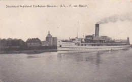 1887	107	Enkhuizen-Stavoren, Stoomboot-veerdienst S.S. – R Van Hasselt (minuscule Vouwen In De Hoeken) - Fähren