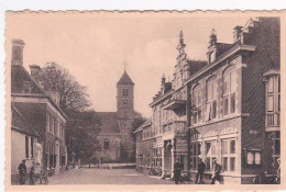 188783Velsen, Kerkweg Met Gemeentehuis. (rechtsonder Een Vouw) - Sonstige & Ohne Zuordnung