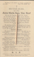 Putte, Keerbergen, 1938, Anna Van Hoof, - Andachtsbilder