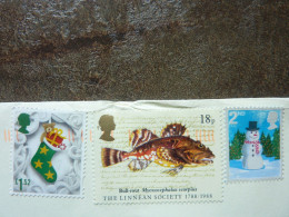 2024  3 Stamps Used On A Letter - Used Stamps