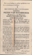 Putte, Koningshooikt, 1935, Pieter Van Roosbroeck, De Cat - Andachtsbilder