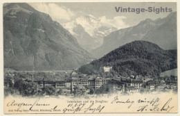 Switzerland: Interlaken & Die Jungfrau (Vintage PC 1904) - Interlaken