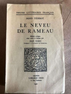 Le Neveu De Rameau - Autres & Non Classés