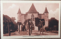 Cpa 24 Dordogne, Château De Panisseau, Thénac Près Bergerac, éd Argra, écrite En 1933 - Autres & Non Classés
