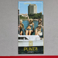 VODICE - CROATIA (ex Yugoslavia) - Hotel "Punta", Vintage Tourism Brochure, Prospect, Guide - Reiseprospekte