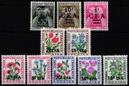 Réunion Portomarken 45-54 Postfrisch #NH462 - Sonstige & Ohne Zuordnung