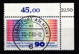 Bundesrepublik Deutschland 1053 KBWZ Gestempelt #NH139 - Other & Unclassified