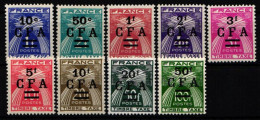 Réunion Portomarken 36-44 Postfrisch #NH461 - Andere & Zonder Classificatie