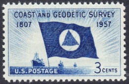 !a! USA Sc# 1088 MNH SINGLE (a2) - Coast And Geodetic Survey - Unused Stamps