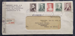 NETHERLANDS 1941 Letter "Gepruft Oberkommando Der Wehrmacht" Sent To Sezemice - Cartas & Documentos
