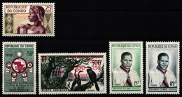 Kongo (Brazzaville) Jahrgang 1959 Und 1960 Postfrisch #NH572 - Otros & Sin Clasificación