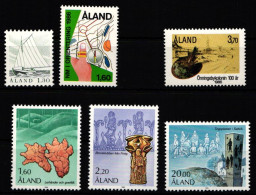 Aland Jahrgang 1986 Mit 14-19 Postfrisch #NH196 - Ålandinseln