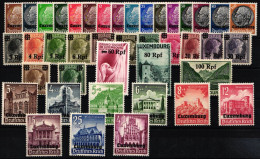Deutsche Besetzung 2. WK Luxemburg 1-41 Postfrisch Komplett #NI608 - Occupazione 1938 – 45