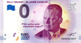 Billet Touristique - 0 Euro - Allemagne - Willy Brandt (2019-1) - Private Proofs / Unofficial