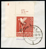 SBZ Handstempel Bezirk 16, 1948, II C III, Briefstück - Otros & Sin Clasificación