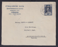 Curacao Niederlande Kolonien Brief Nach Huddersfield Großbritannien - Curacao, Netherlands Antilles, Aruba