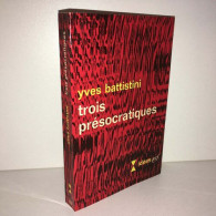TROIS PRESOCRATIQUES Idées N 158 Nrf Gallimard 1968 POCHE - Andere & Zonder Classificatie