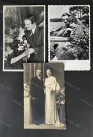 LOT 3 X Cartes  COUPLES  Circa 1939 +/- 9x14cm #240064 - 5 - 99 Postcards