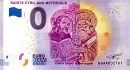 Billet Touristique - 0 Euro - Bulgarie - Saints Cyril And Methoudius (2019-1) - Private Proofs / Unofficial