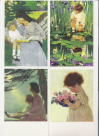 4 Oude  Postkaarten - C P A - Kinderen (T 004) - Abbildungen