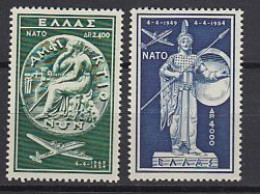 Greece 1954 Nato/Otan 2v ** Mnh (59936A) - Idées Européennes