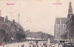 1889	64	Haarlem, Groote Markt (poststempel 1902) - Haarlem