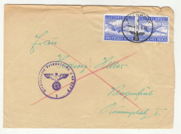Germany Letter Cover Posted Luftfeldpost FP L49929 ? 1943 To Klagenfurt B240510 - Cartas & Documentos