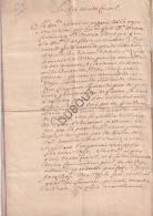 Chimay/Weert/Nederweert/Wessem  - Manuscript 1703 (V3136A) - Manuskripte