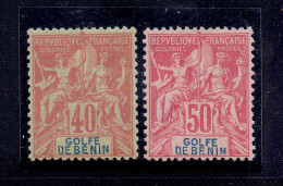 COLONIE FRANCAISE - BENIN - N°29/30 * TB - TTB CENTRAGE - Unused Stamps