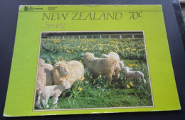 New Zealand 70c - Spring - A Wairarapa Farm, Just After Lambing, Reclame Internationale Konferentie Landbouwjournalisten - Publicité