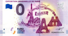 Billet Touristique - 0 Euro - France - Exposition Universelle De Paris (2019-1) - Privéproeven