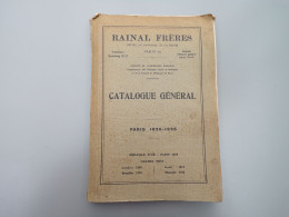 Catalogue RAINAL Frères Matériel Médical 1825 1925 350 Pages Illustrées - Pubblicitari