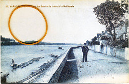 44 Loire Atlantique VARADES Le Quai Et La Loire à La Meilleraie Avec Facteur - Varades