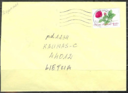 2004 First Class Rose, Helsinki  (04.11.2004) To Kaunas,Lithuania - Lettres & Documents