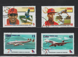 CUBA 2004 Divers Timbres Obl. - Used Stamps