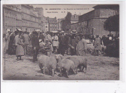 CHERBOURG: Le Marché Au Bestiaux Sur La Place Divette - Très Bon état - Cherbourg