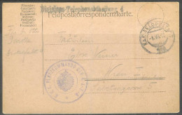 1918 Feldpost Used Postal Card - Feldpost (postage Free)
