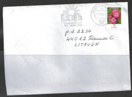 2006 Koln (11.5.06) Fancy Cancel To Lithuania - Cartas & Documentos