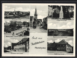 AK Zeilitzheim /Mainfranken, Gasth. Zur Sonne, Reichsarbeitsdienstlager, Gasthaus Zum Stern  - Autres & Non Classés