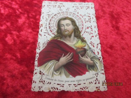 Holy Card Lace,kanten Prentje, Santino, Edit Villemur A Paris,nr 1035 - Images Religieuses