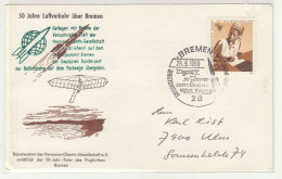 50 Jahre Luftverkehr über Bremen Special Card Posted 1969 B240510 - Otros (Aire)