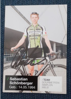 Autogramm Sebastian Schönberger Gourmetfein Simplon Wels - Cyclisme