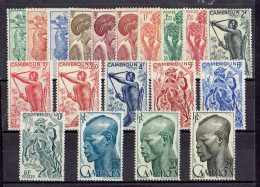 COLONIE FRANCAISE - CAMEROUN - SERIE N°276/294 ** MNH TB - Unused Stamps