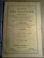 L Lemoine Solfège Des Solfèges 2ème Volume Cie - Partitions Musicales Anciennes