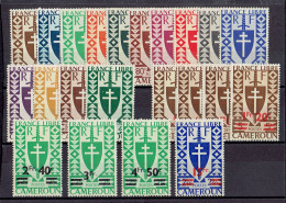 COLONIE FRANCAISE - CAMEROUN - N°249/262 - 266/273 - ** MNH - Unused Stamps